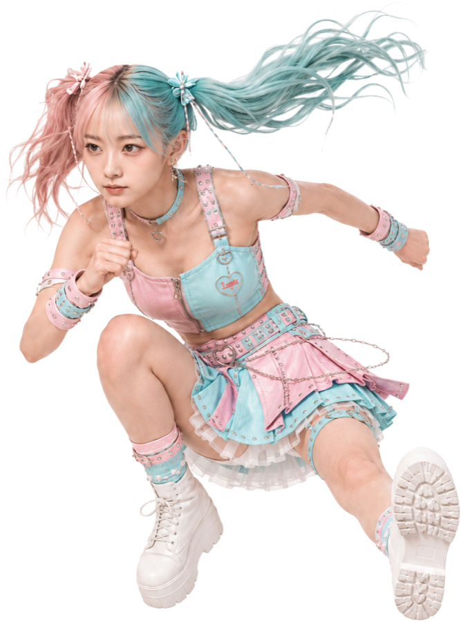 るに 走り出しポーズ
